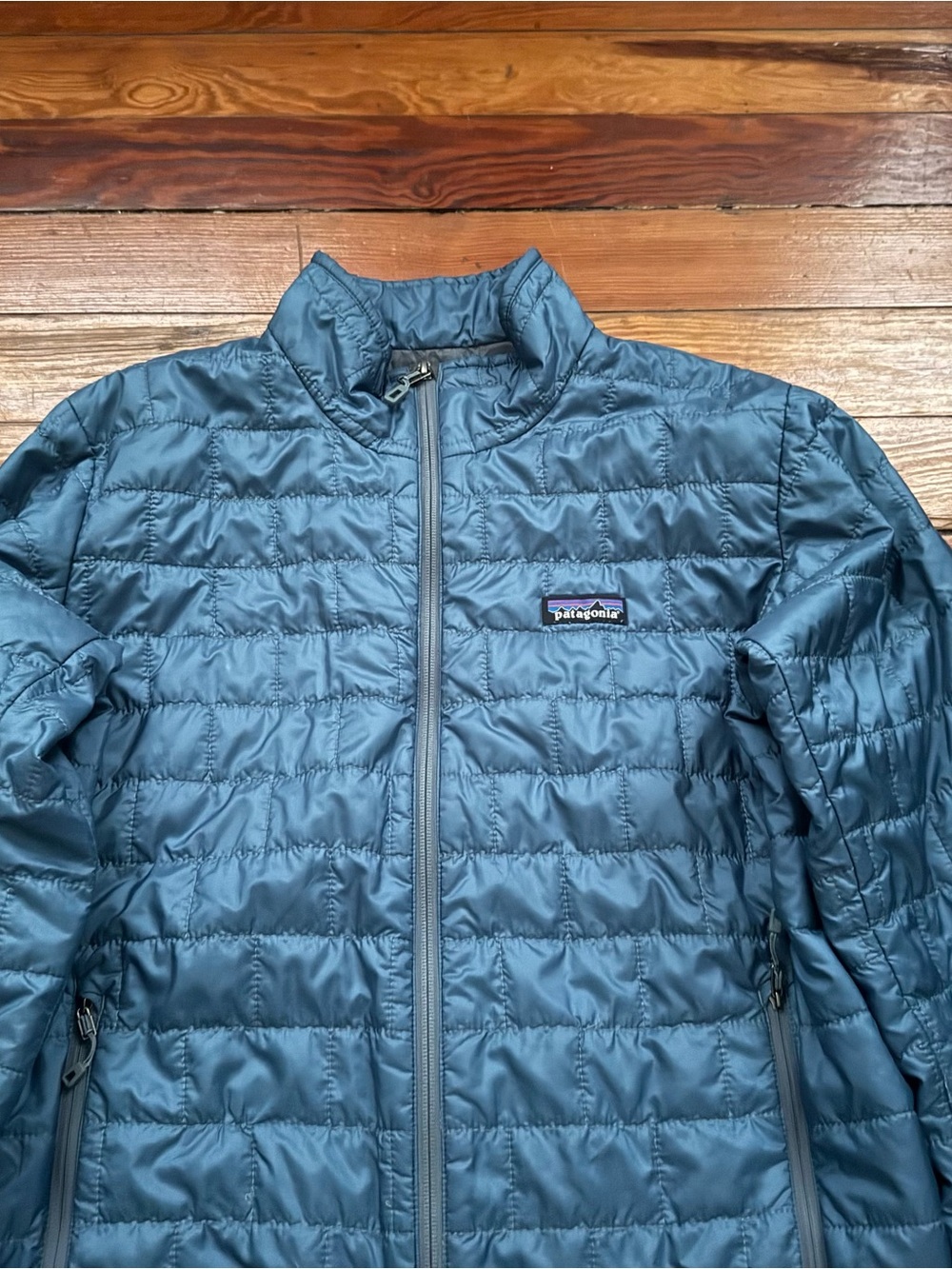 Patagonia Nano Puff Jacket Men’s Medium Blue - Picture 3 of 7
